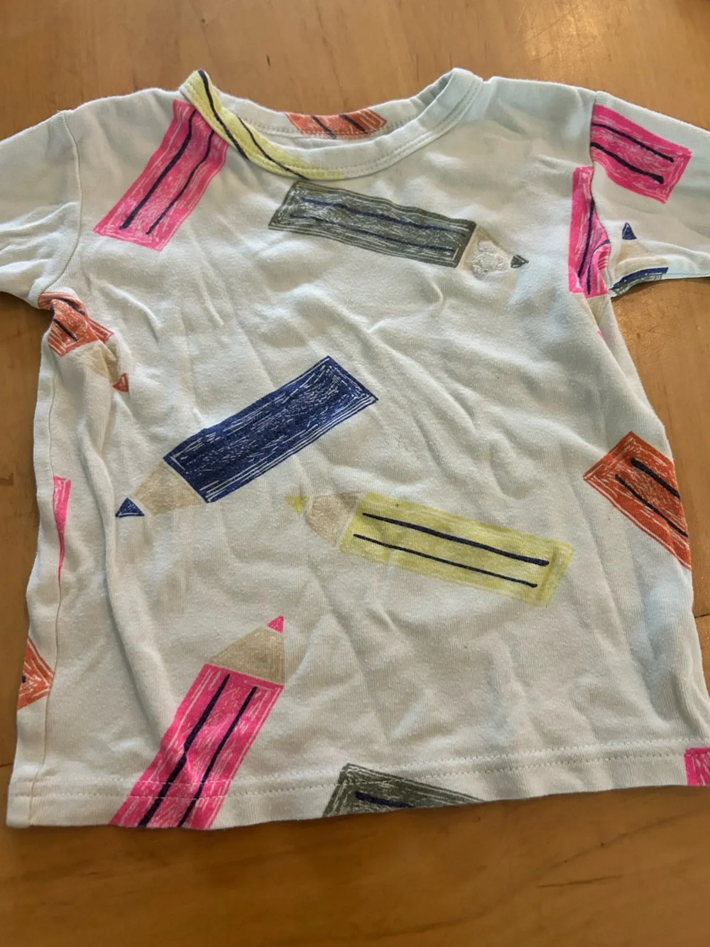 GAP Kids Baby pajama set with Colorful Pencil Print